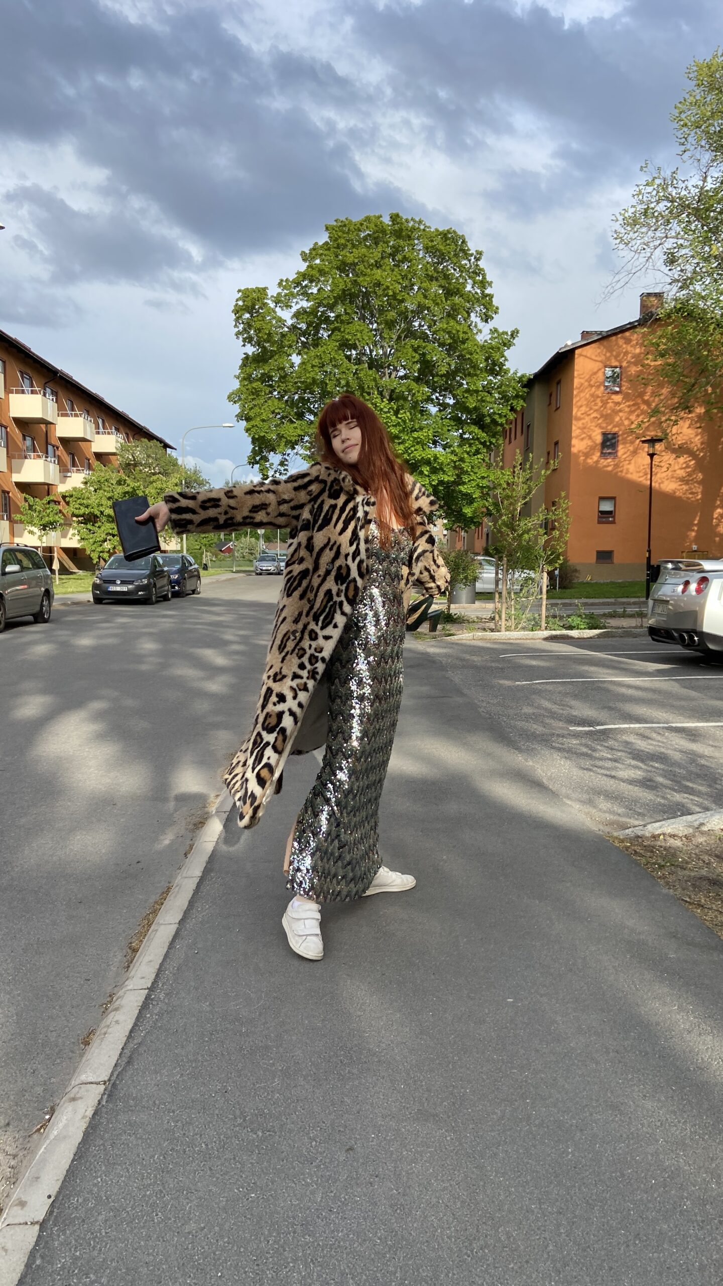 glitterklänning och paljetter i Abrahamsberg 