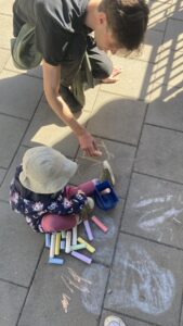 Foton från helgen: första maj, Albin och paletas